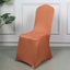 Spandex Chair Cover for Banquet Chairs Terracotta (Rust) - Stretch 160GSM Fabric with Slip-On Slipcover