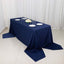 Scuba Rectangular 90"x156" Tablecloth Navy Blue - Wrinkle Free, Stain Resistant & Seamless Table Cover