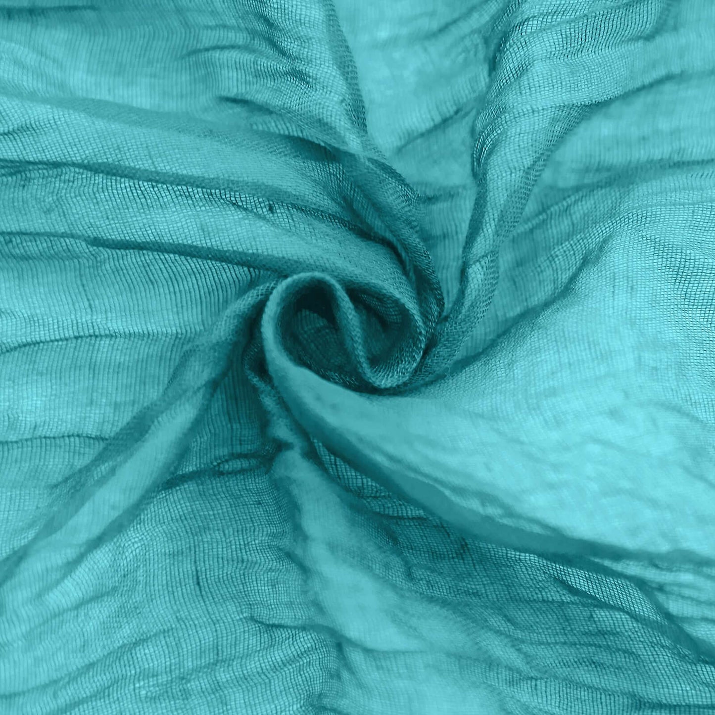 5 Pack Gauze Cheesecloth 24"x19" Napkins Peacock Teal Reusable Dinner Napkins