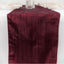 Taffeta 12"x108" Table Runner Burgundy - Accordion Crinkle Design