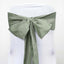 5 Pack Polyester Chair Sashes Dusty Sage Green 6"x108"