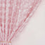 8ftx8ft Blush Satin Rosette Event Curtain Drapes, Backdrop Event Panel