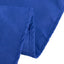 Cotton Blend 70" Round Tablecloth Royal Blue - Wrinkle-Resistant Table Cover