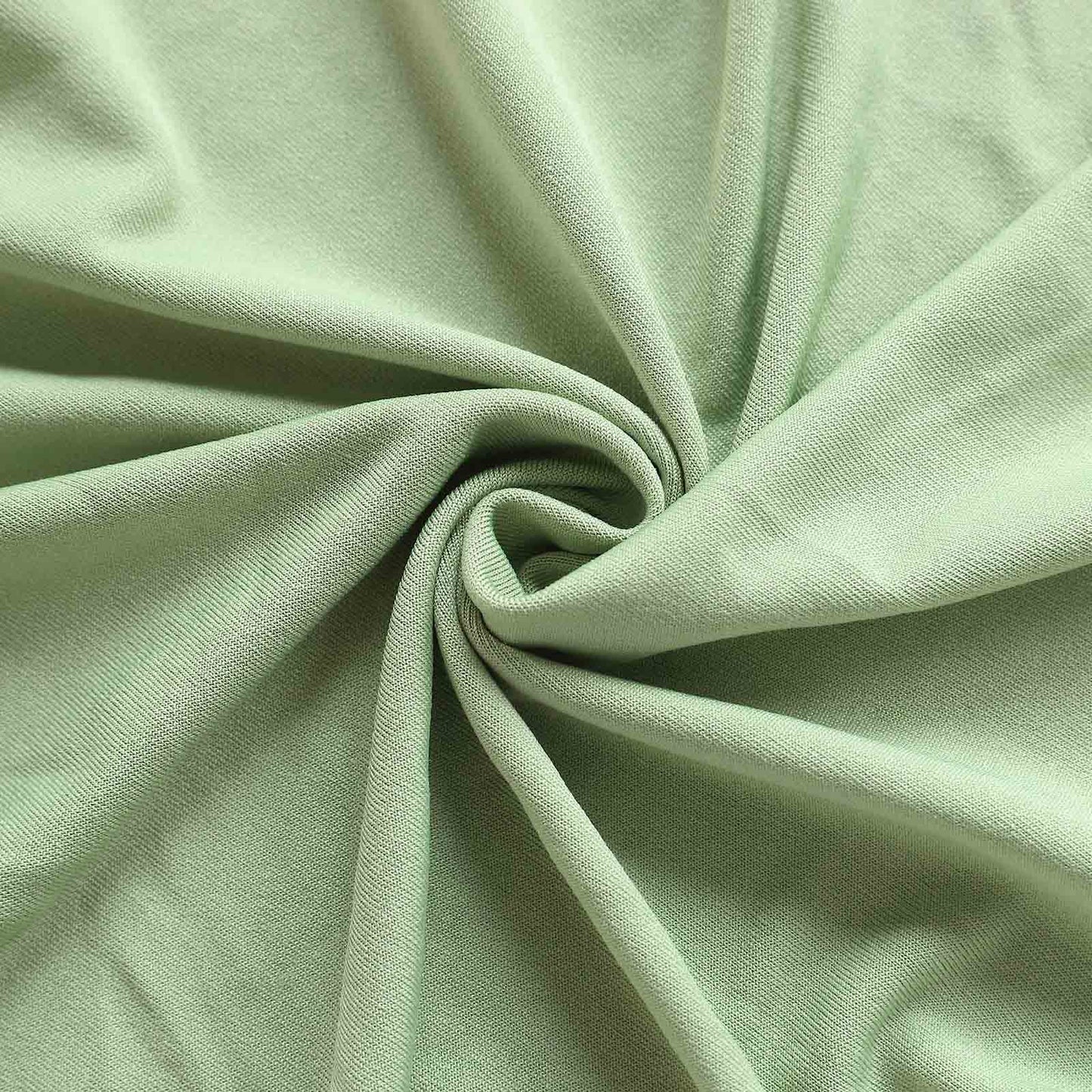 Spandex 30" Round Cocktail Table Cover Sage Green - Easy to Maintain Stretch Fitted Highboy Tablecloth