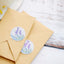 500Pcs 1.5" Thank You Purple Lavender Print Stickers Roll, Labels For DIY Envelope Seals - Round