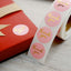 500Pcs 1" Thank You Gold Foil Text On Pink Stickers Roll DÃ©cor, Labels and Seals For DIY Envelope - Round