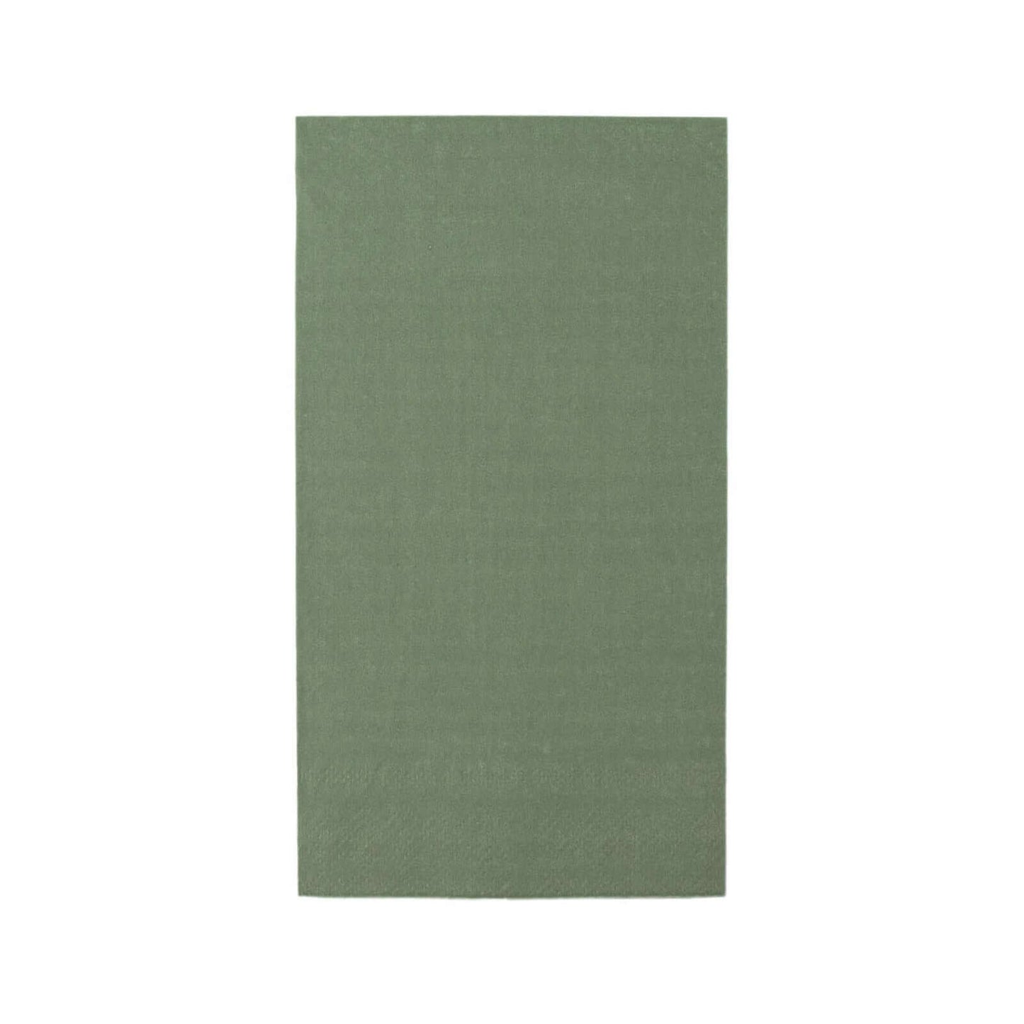 50-Pack Paper Napkins Dusty Sage Green - Soft Disposable 2-Ply Dinner Napkins for Weddings