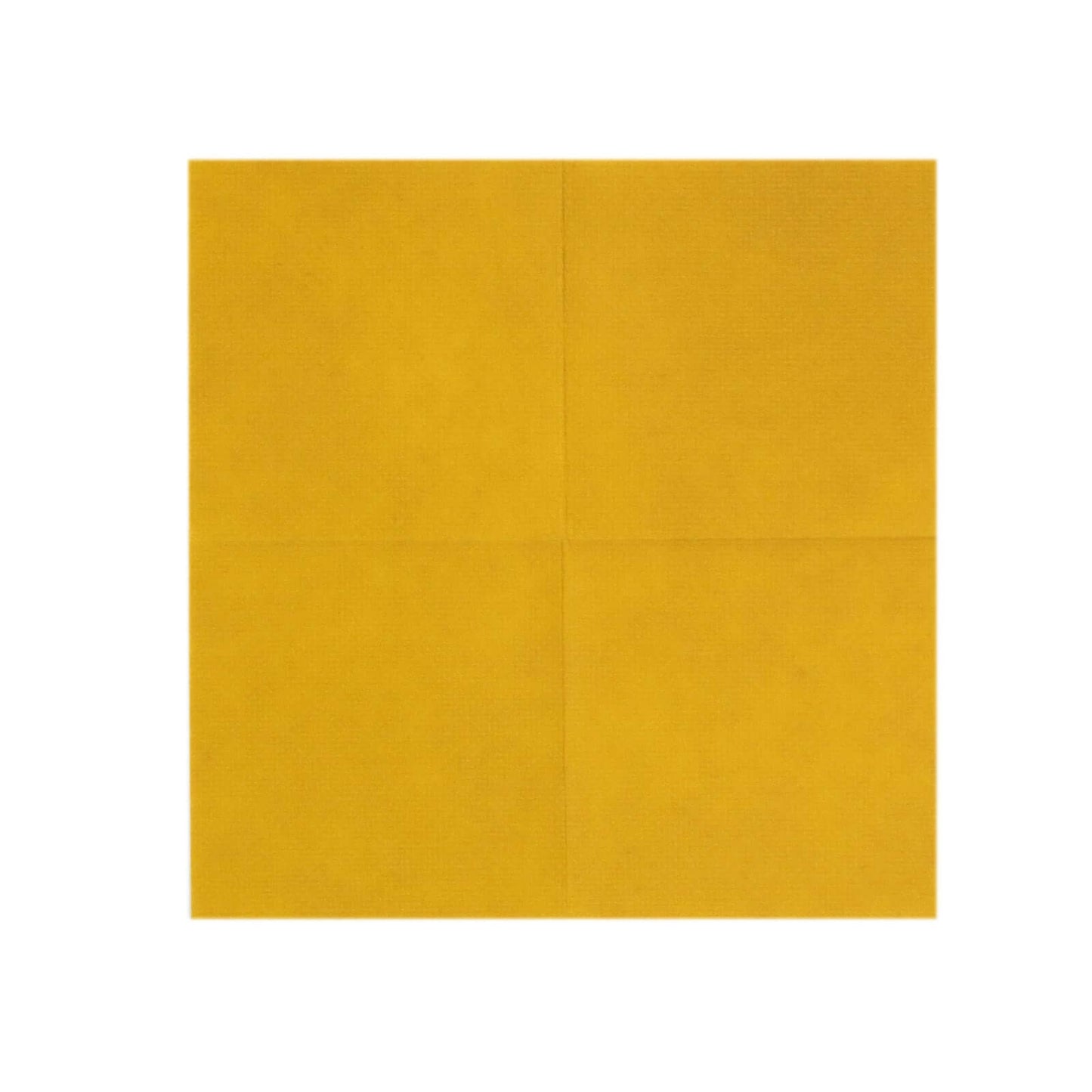 20 Pack Linen-Like Paper 5"x5" Napkins Gold - Highly Absorbent & Disposable Airlaid Beverage Napkins