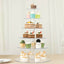 6-Tier Acrylic Round Cupcake Stand Clear for Special Events & Catering Displays 22"