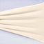 5 Pack Stretch Spandex Chair Sashes Beige - Fitted Finish Two Ply Heavy Duty Chair Bands 5"x12"