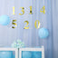 4 Pack 5" Metallic Gold 0-9 Number Stickers Banner, Customizable Stick On Numbers - 2