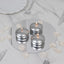 12 Pack 3" Silver Floating Candles, Unscented Dripless Wax Discs for Centerpieces