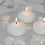 12 Pack 3" White Floating Candles, Unscented Dripless Wax Discs for Centerpieces
