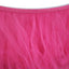 Tulle 14ft Table Skirt Fuchsia - 4 Layer Pleated Tutu Table Cover - Linen Luxes