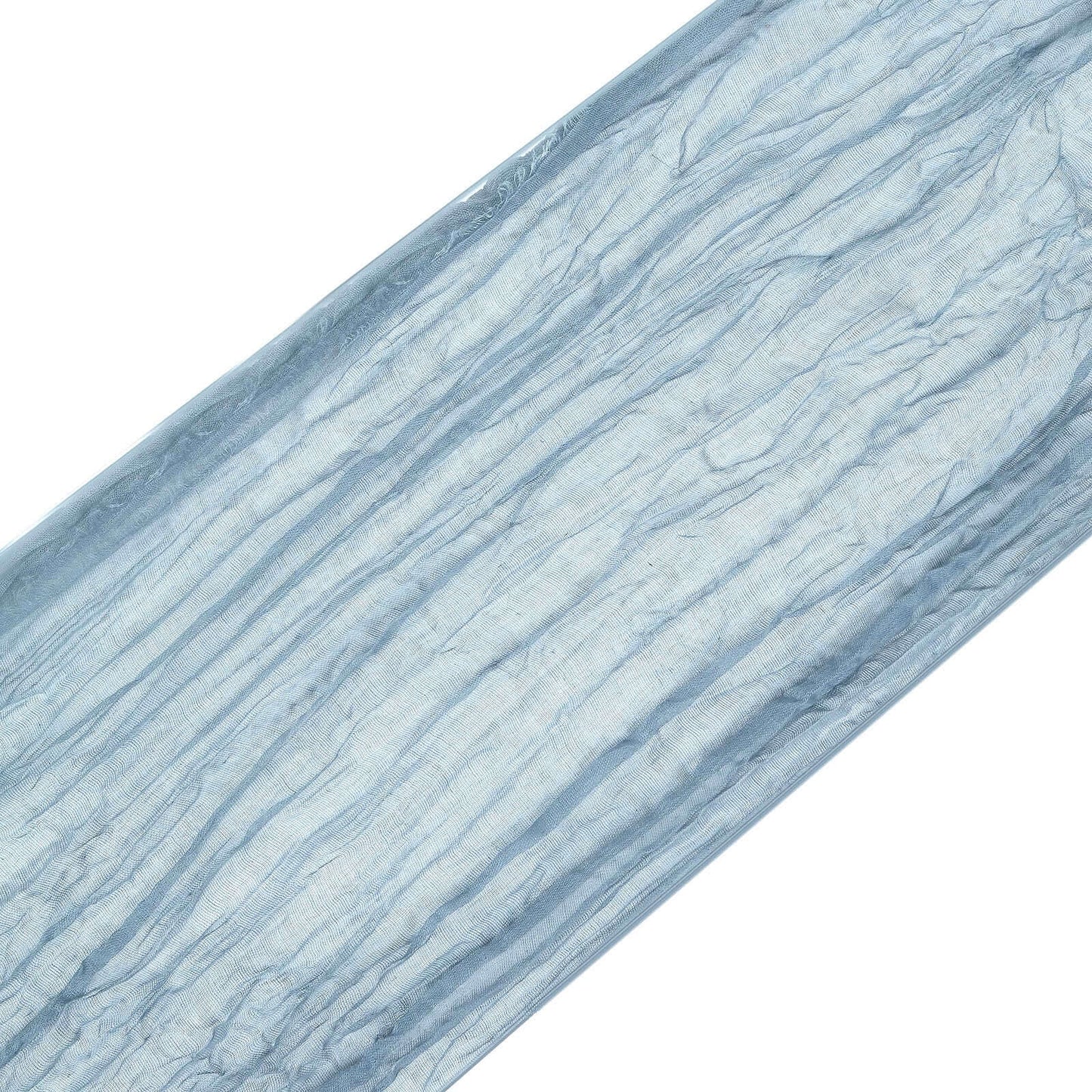 5 Pack Cheesecloth Gauze 16"x88" Chair Sashes Dusty Blue - Boho Chair Decorations