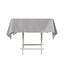 Premium Polyester 54"x54" Square Tablecloth Silver - Stain and Wrinkle-Resistant 220GSM Table Cover