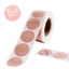 500Pcs 1" Thank You Gold Foil Text On Pink Stickers Roll DÃ©cor, Labels and Seals For DIY Envelope - Round