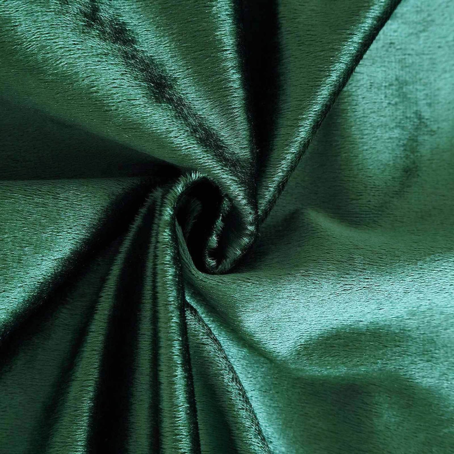 Velvet 72"x72" Table Overlay Square Tablecloth Hunter Emerald Green - Premium Soft Finish Table Topper - Linen Luxes