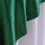 Velvet 72"x72" Table Overlay Square Tablecloth Hunter Emerald Green - Premium Soft Finish Table Topper - Linen Luxes