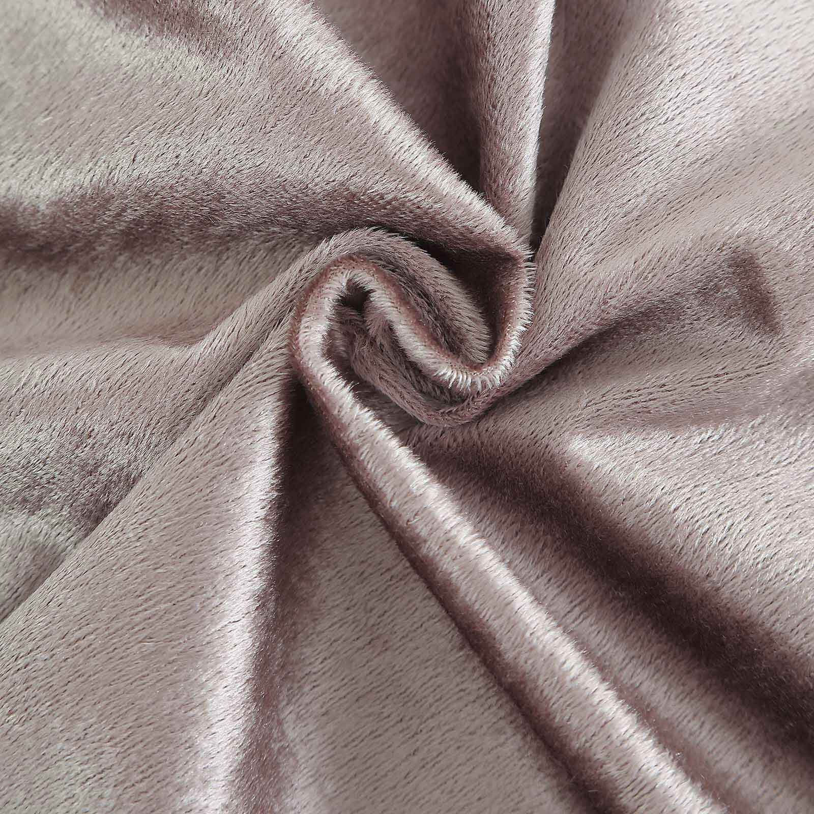 Velvet 72"x72" Table Overlay Square Tablecloth Mauve - Premium Soft Finish Table Topper - Linen Luxes