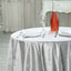Velvet 72"x72" Table Overlay Square Tablecloth Silver - Premium Soft Finish for Sophisticated Celebrations - Linen Luxes