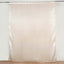 8ftx10ft Beige Satin Event Curtain Drapes, Backdrop Event Panel