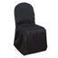 10 Pack Polyester Chair Cover for Banquet Chairs Black - Stain-Resistant Reusable Slip-On Slipcover