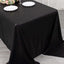 Sequin Dots Polyester 90"x132" Rectangle Tablecloth Shimmering Black - Seamless, Glittering & Wrinkle Free Table Cover