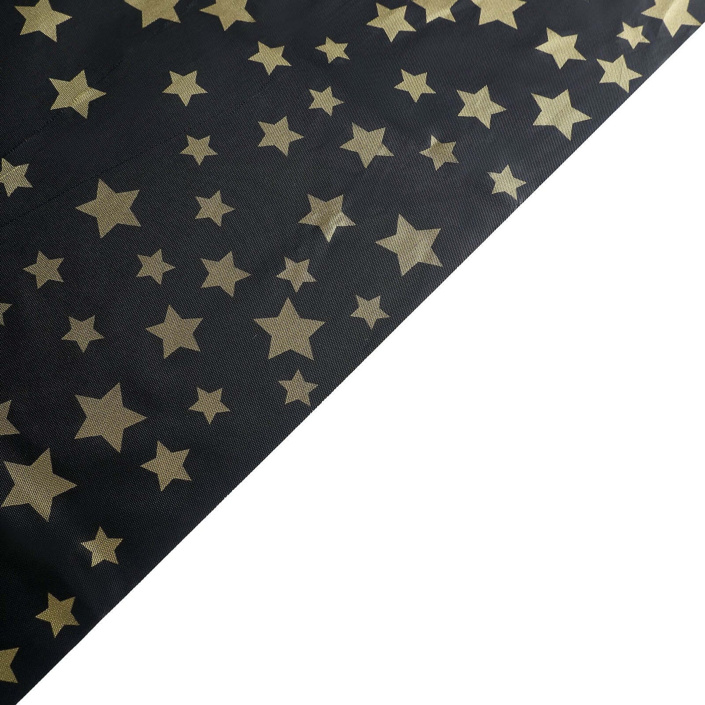 5-Pack Plastic Table Covers Black Rectangle with Gold Stars - Decorative PVC Disposable Tablecloths 54"x108"