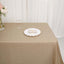 Faux Burlap Jute 90"x132" Rectangle Tablecloth Natural - Rustic Seamless Event Table Linen