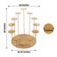 Metal Cake Stand with 12-Arm Tiered Cupcake Holders Gold - Layered Dessert Display Tower Centerpiece for Luxurious Weddings Gala Events & Dessert Buffets 29"