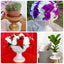 4-Pack Plastic Flower Pot Vases Roman Style Gold - Classic Floral Urn Planter Table Centerpieces 6"