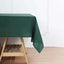 Polyester 70"x70" Table Overlay Square Tablecloth Hunter Emerald Green - Wrinkle-Resistant & Durable Table Cover