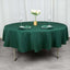 Premium Polyester 90" Round Tablecloth Hunter Emerald Green - Stain and Wrinkle-Resistant Design with 220GSM Thickness Table Cover