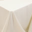 Cotton Blend 90"x156" Rectangle Tablecloth Ivory - Seamless Wrinkle-Resistant Table Cover