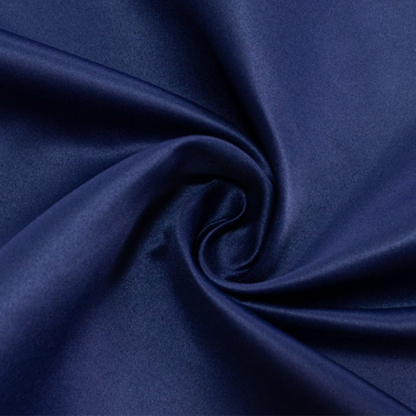 Lamour Satin 60"x102" Rectangle Tablecloth Navy Blue - Durable & Silky Soft Feel Table Cover