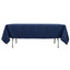Premium Polyester 60"x102" Rectangle Tablecloth Navy Blue - Durable 220GSM Wrinkle-Resistant Table Cover