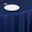 Scuba Round 120" Tablecloth Navy Blue - Wrinkle Free & Stain Resistant Seamless Table Cover