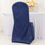 Scuba Stretch Chair Cover Navy Blue for Banquet Chairs Slim Fit Design - Wrinkle Free and Durable Slipcover