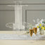 3-Tier Round Champagne Glass Holder Tower Clear Acrylic + 1 Bottle for Professional & Home Use 21"