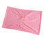 5 Pack Spandex Chair Sashes Pink Ruffled Style - Wide Easy to Use Stretch Chair Bands 8"x13"