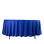 Scuba Round 108" Tablecloth Royal Blue - Wrinkle Free & Stain Resistant Table Cover