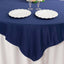 Scuba 54"x54" Table Overlay Square Tablecloth Navy Blue - Wrinkle Free & Stain Resistant Table Cover