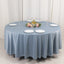Scuba Round 108" Tablecloth Dusty Blue - Wrinkle Free & Stain Resistant Table Cover