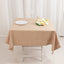 Premium Polyester 54"x54" Square Tablecloth Nude - 220GSM Stain and Wrinkle-Resistant Table Cover