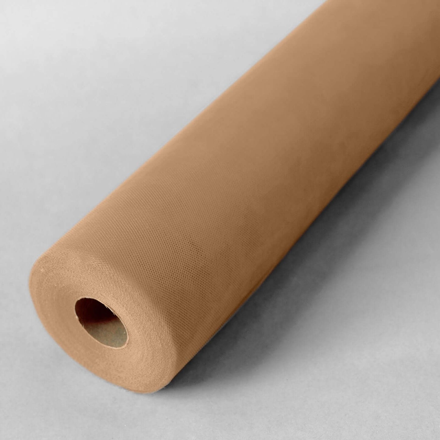 18"x100 Yards Natural Tulle Fabric Bolt, Sheer Fabric Spool Roll For Crafts