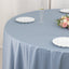 Scuba Round 108" Tablecloth Dusty Blue - Wrinkle Free & Stain Resistant Table Cover