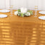 Satin Striped 90"x132" Rectangular Tablecloth Gold - Seamless Silky Smooth Table Cover