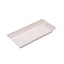 24-Pack Mini Wheat Straw Fiber Serving Trays Rectangular Biodegradable - Ideal for Appetizers 5"