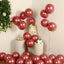 50 Pack Chrome Pink Biodegradable Latex Balloons 12", Thick Eco Friendly Metallic Party Balloons